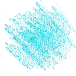 蓝色粉笔笔刷素材