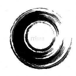 黑色圆圈笔刷
