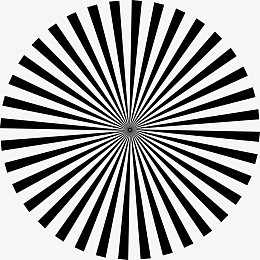 超酷炫的放射圆