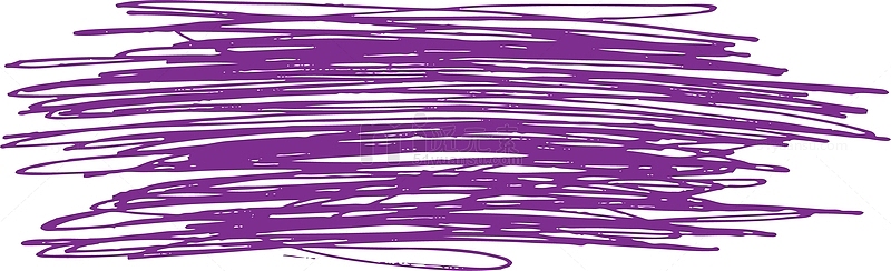 紫色彩铅笔刷涂鸦手绘矢量图
