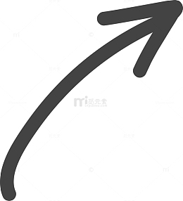 向上的箭头矢量图