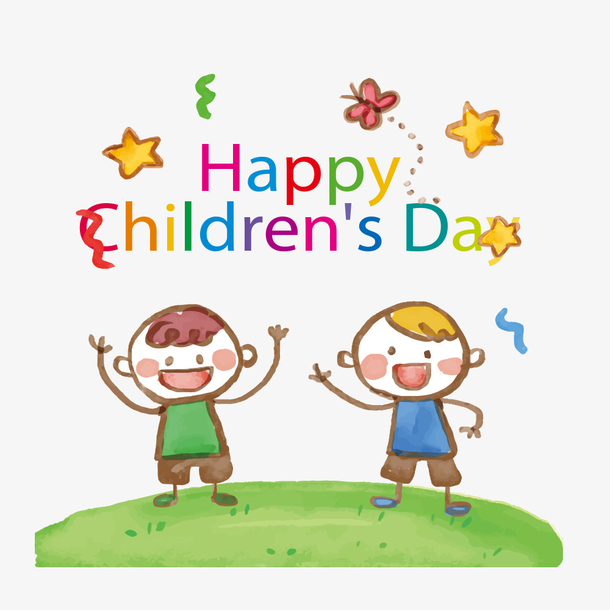 关键词 : 卡通,六一,儿童节,儿童,手绘,彩色,儿童节快乐,蝴蝶,星星