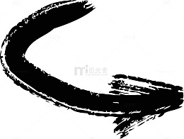 箭头笔刷矢量图