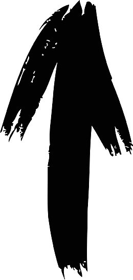 黑色向上的箭头