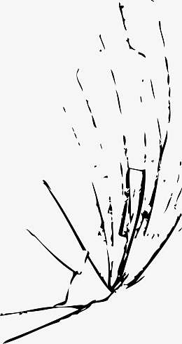 条纹水墨裂纹笔刷