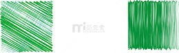 绿色系彩铅笔刷免抠图