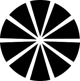 圆形散形矢量图