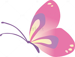 绚丽蝴蝶矢量素材