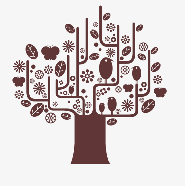 创意的大树手绘