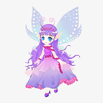 仙子png手绘小花仙png可爱的卡通小精灵png矢量小仙女aipng卡通可爱小