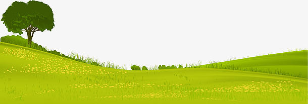 矢量草原风景插图