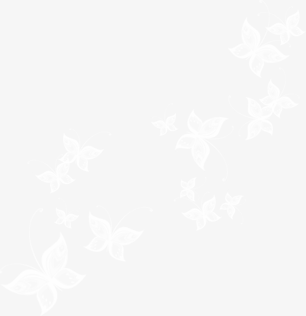 漂亮白色蝴蝶免抠素材免费下载_觅元素51yuansu.com