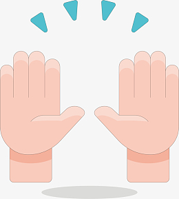 矢量图孩子的手掌