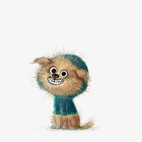 卡通小狗插画