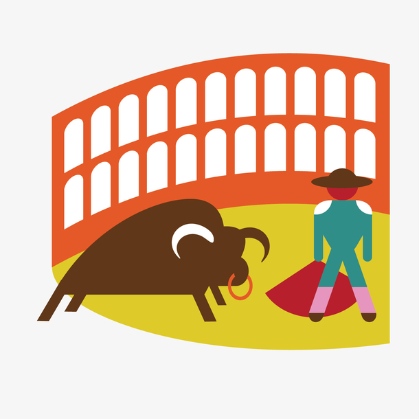 疯狂的西班牙斗牛场