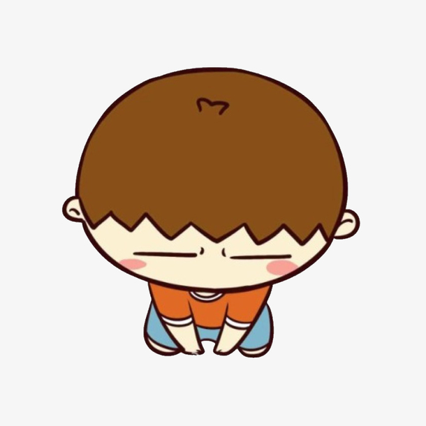 卡通谢谢支持的儿童表示png