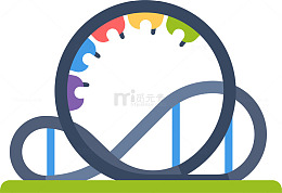 卡通欢乐谷图标设计