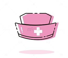 手绘护士帽PNG