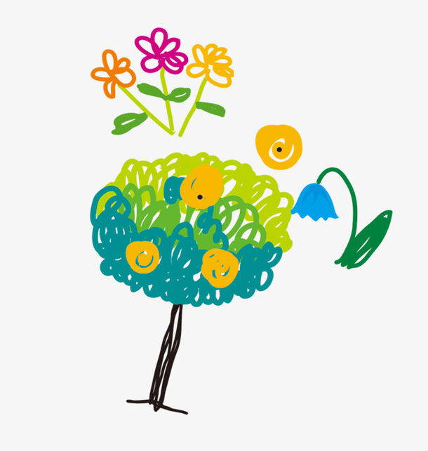 童趣手绘素材免费下载_觅元素