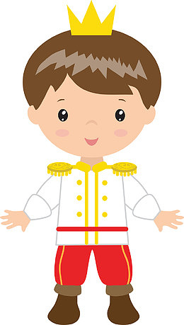 儿童节王子小男孩卡通