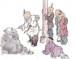 古代儿童嬉戏