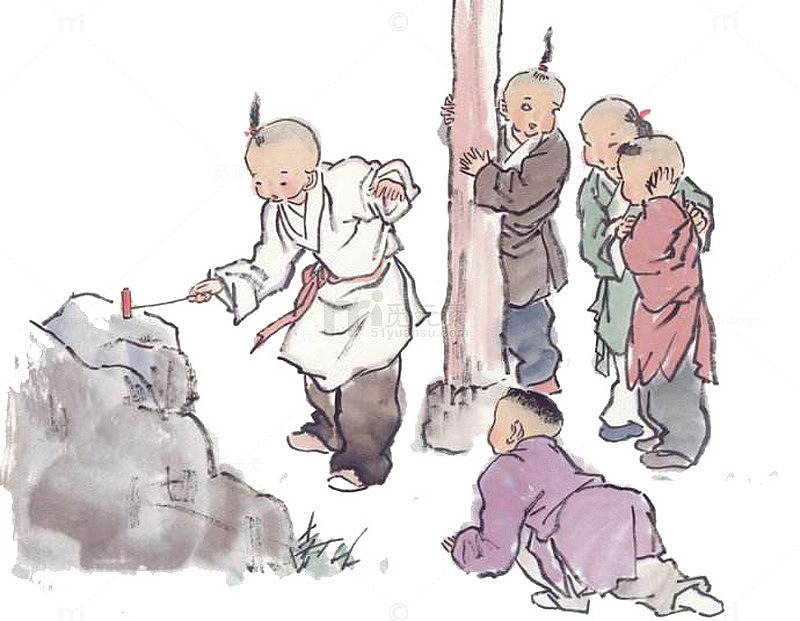 古代儿童嬉戏