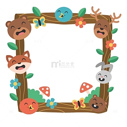 矢量童话边框