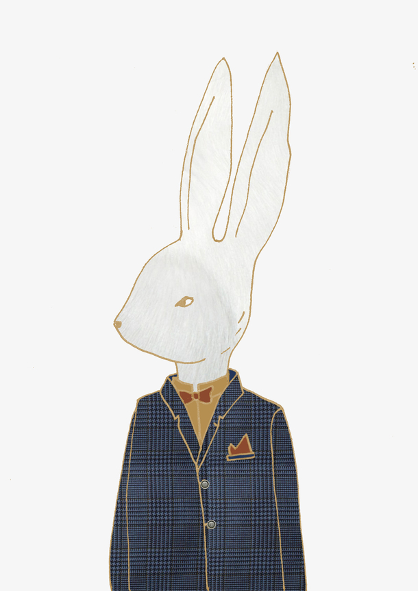 卡通插画兔子