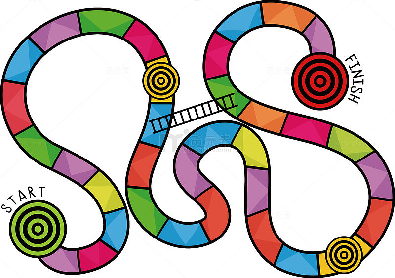 彩虹色弯道大富翁
