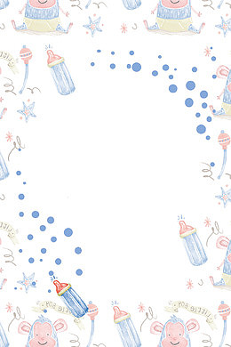 六一儿童节可爱手绘边框