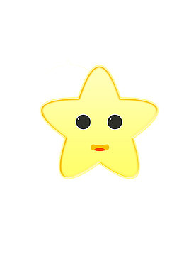 愿望清单黄色可爱小星星