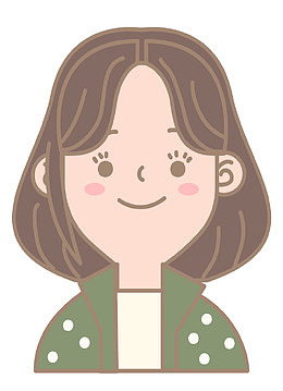 卡通可爱的小女孩