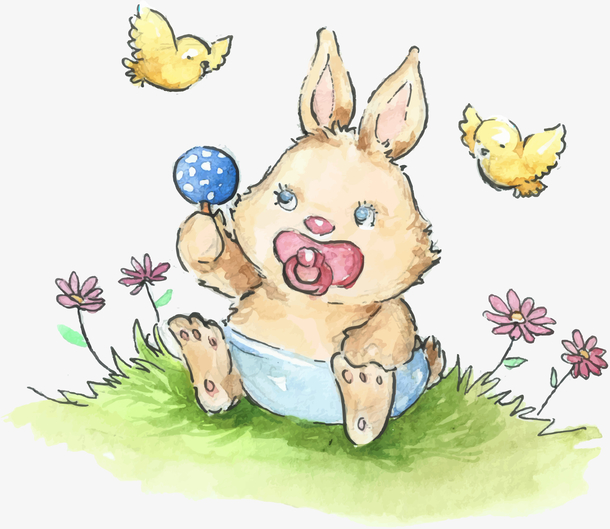 矢量小兔宝宝下载