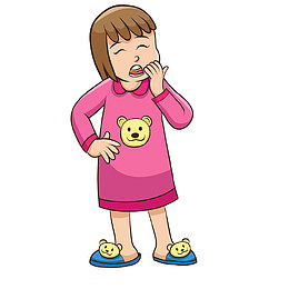 刚刚睡醒的女孩人物设计