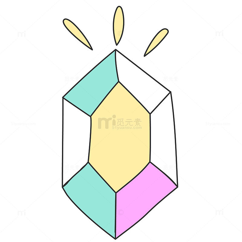 钻石简笔画