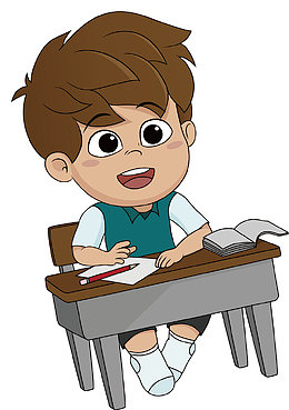 矢量图学习的小男孩