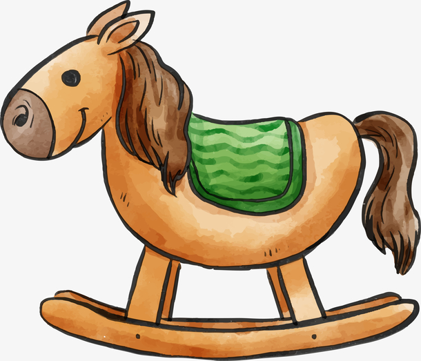 卡通儿童木马玩具