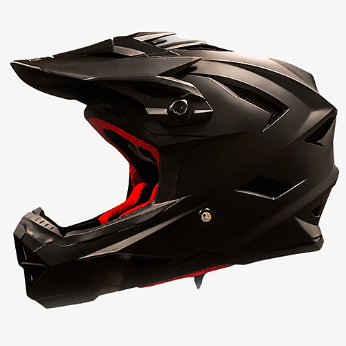 黑色精致装饰赛车头盔设计图