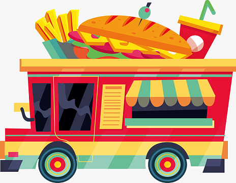 动汉堡素材_动汉堡图片元素-觅元素