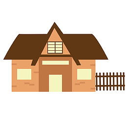 矢量手绘卡通城市建筑洗手间插画