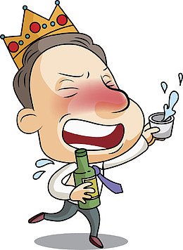 喝醉酒的男人免抠图