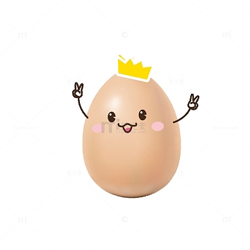 免抠卡通表情鸡蛋