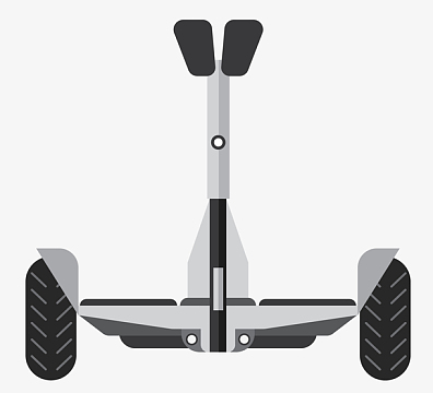 新款智能矢量卡通平衡车