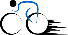 疯狂骑自行车素材图