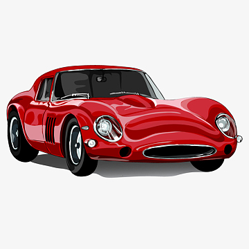 psdpng复古红色跑车免扣(1920x767)png古董汽车高清复古免抠(1920x844