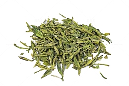 绿茶茶叶微距特写