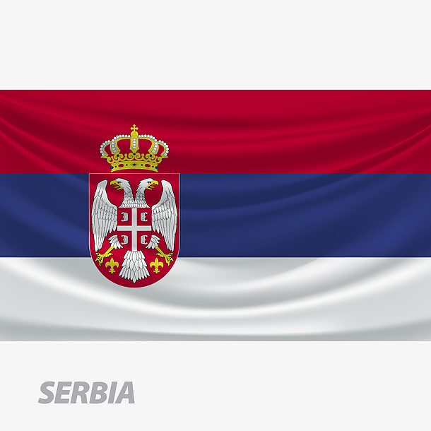 矢量SERBIA