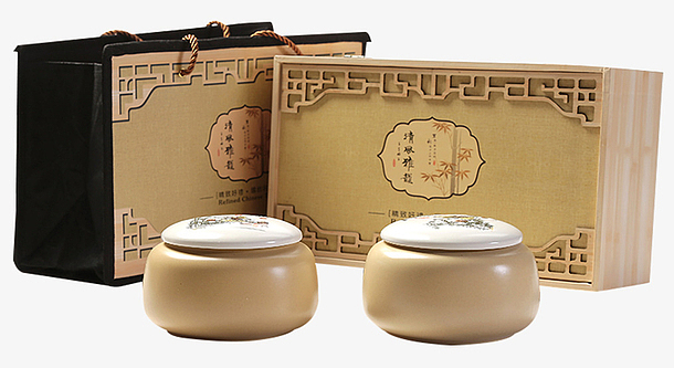 茶叶罐陶瓷礼盒包装