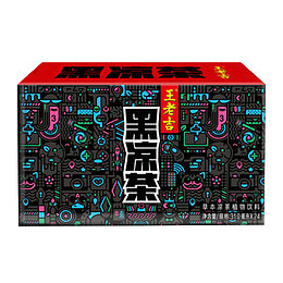 黑色黑凉茶王老吉凉茶纸箱包装正