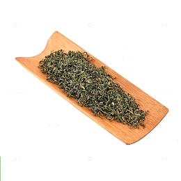 绿茶茶叶微距特写